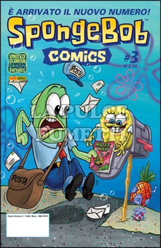 PANINI CARTOON #     3 - SPONGEBOB COMICS 3